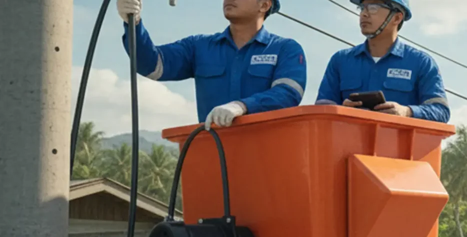 Aerial Cable Installation (FOC / Copper)